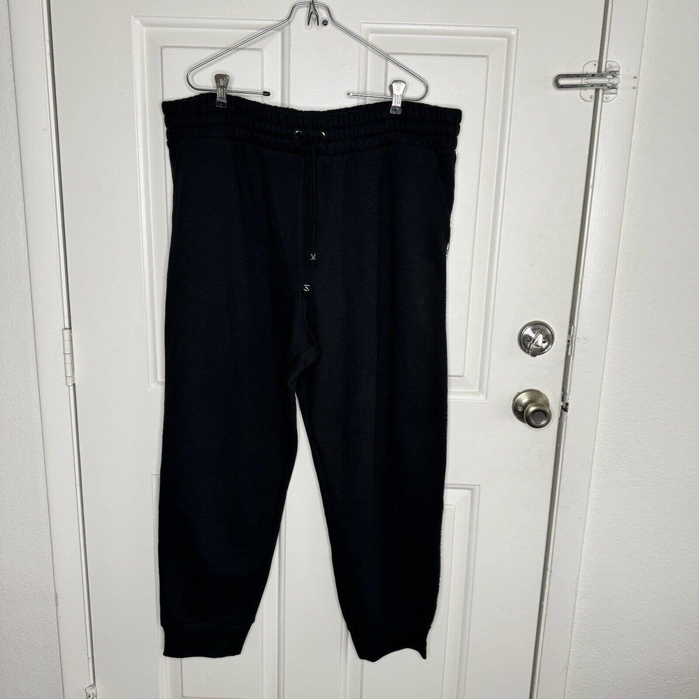 NWT Victoria's Secret On Point Bling Fleece Lined Jogger Black XXL 2X
